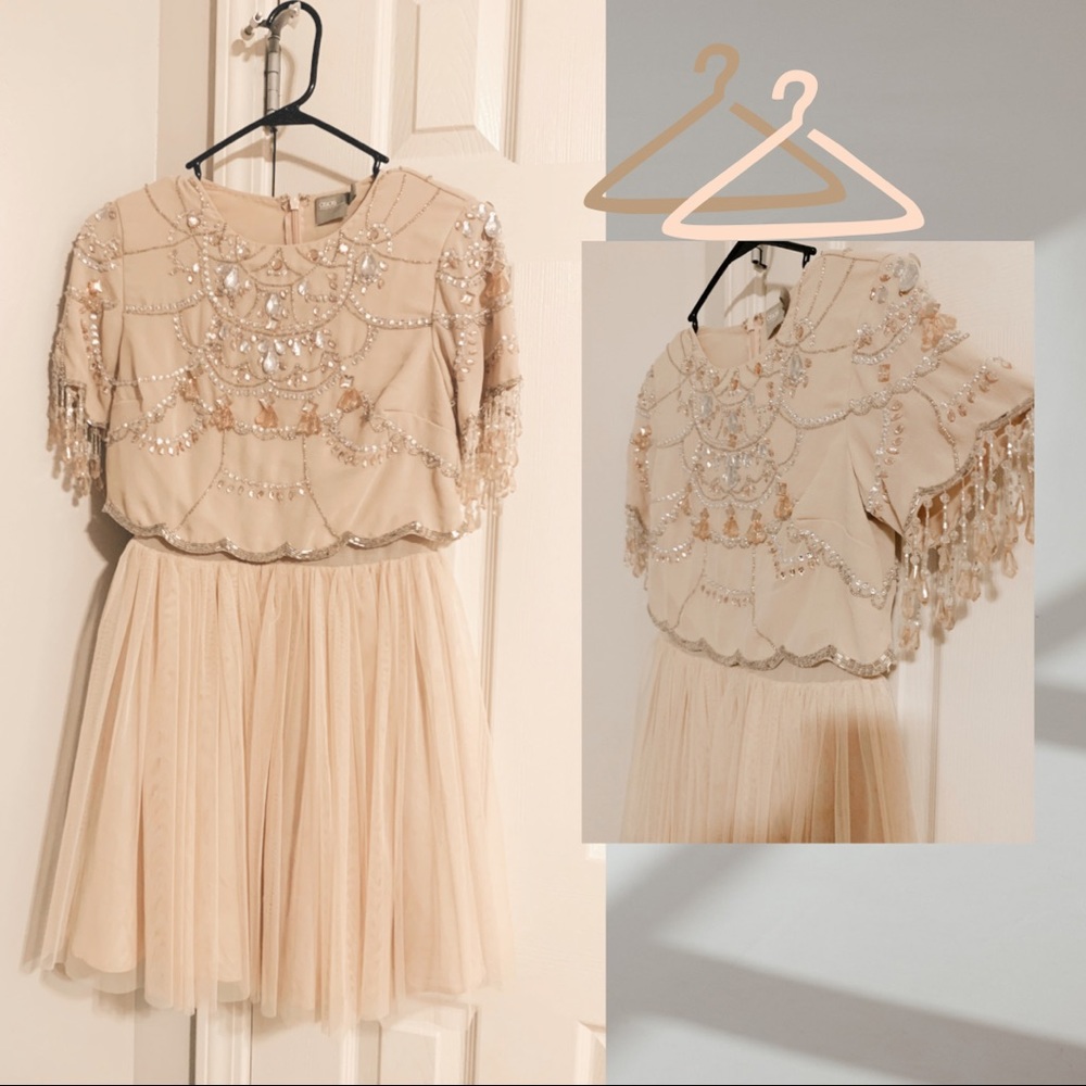 ASOS embroidered dress
